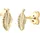 Elli Ohrstecker Feder gold 925 Sterling Silber onesize
