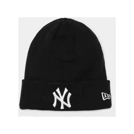 New Era MLB Essential Cuff Beanie schwarz/weiß