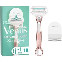 Gillette Venus Deluxe Smooth Sensitive Rasierer mit Halter
