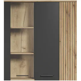 trendteam Vitrine Esteban 0 x 0 x 0 cm Grau