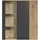 trendteam Vitrine Esteban 0 x 0 x 0 cm Grau