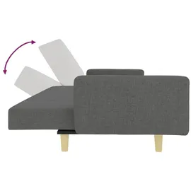 vidaXL Sofa Grau
