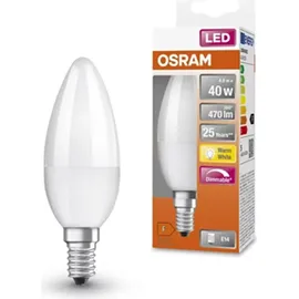 Osram LED Leuchtmittel Superstar Classic B matt Minikerzenform, E14 - 5W