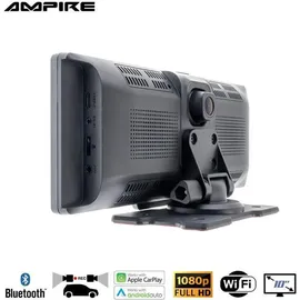 Ampire Smartphone-Monitor 25.4cm (10'') mit Apple CarPlay, Android Auto, Dashcam, Rückfahrkameraeingang