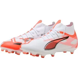Puma Ultra 5 Match+ AG/FG Herren Puma White/Puma Black-Glowing Red 43
