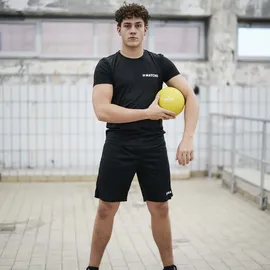 Matchu Sports Medizinball 1 kg Fitnessball