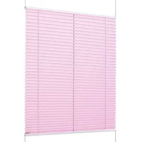 K-HOME Klemmfix-Plissee Florida 45 x 210 cm rosa