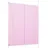 K-HOME Klemmfix-Plissee Florida 45 x 210 cm rosa