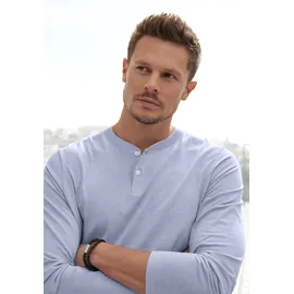 H.I.S. Langarmshirt blau L