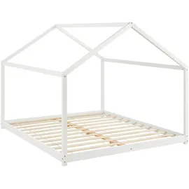 [en.casa] Kinderbett Cerro 180 x 200 cm Kiefer weiß