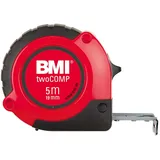 Bmi Taschenbandmaß twoCOMP M Rot/Schwarz 5 m