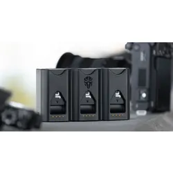 JUPIO x Pr1me Triple Charger für Sony LP-E6