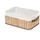 Compactor Bambuskorb JOEY Größe M 35 x 25 x 15 cm braun
