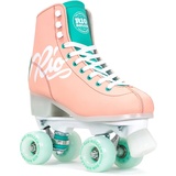 Rio Roller Script Retro Rollschuhe Disco Roller pfirsich peach/green, 39.5