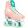 Rio Roller Script Retro Rollschuhe Disco Roller pfirsich peach/green, 39.5