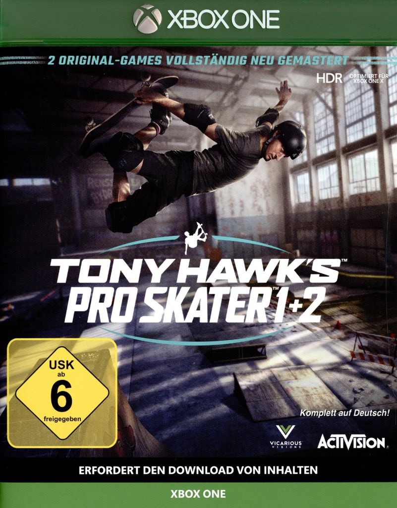 Tony Hawk's Pro Skater 1+2 - Konsole XBox One