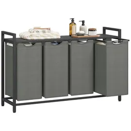 alasans Wäschekorb REX schwarz/grau - Schwarz/Grau