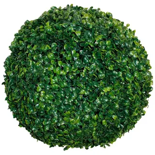 Spetebo Buchsbaumkugel grün Ø 35 cm Ø Garten Deko Buchsbaum Kugel künstlich Buchskugel