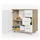 Vicco Waschbeckenunterschrank Ilias 60 x 60,8 x 33 cm Weiß