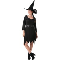 Rubie's Official Zauberin-Kostüm, Hexe, für Erwachsene, Schwarz, Größe L