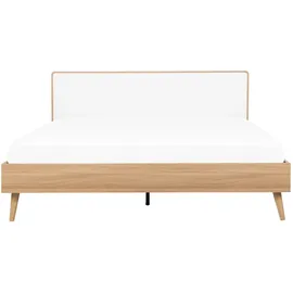 Beliani Serris 180 x 200 cm Hellbraun