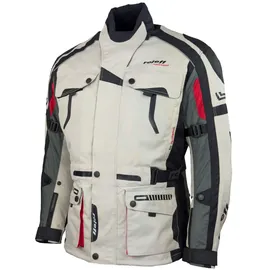 ROLEFF RACEWEAR CHICAGO Motorradjacke Schwarz/Rot 6XL