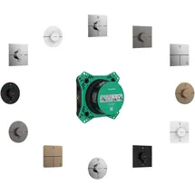 Hansgrohe ShowerSelect Comfort E Duschthermostat Unterputz für 2 Verbraucher Chrom 15572000
