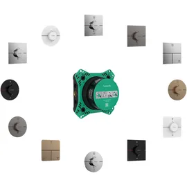 Hansgrohe ShowerSelect Comfort E Duschthermostat Unterputz für 2 Verbraucher Chrom 15572000
