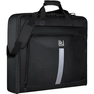 Kleidersäcke für Reisen, hängende Kleidertasche für Männer und Frauen, Anzugtaschen mit Schultergurt, Hochzeitskleid/Hemd, Handgepäck mit Zaunhaken, faltenfrei, faltbar, wasserdicht, Luxus-Reisetasche