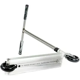 Ethic DTC Pandora Komplett-Stunt-Scooter, gebürstet - Silber