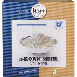 Werz 4-Korn-Vollkorn-Mehl glutenfrei bio