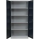 Gürkan FLC Aktenschrank 92 x 42 x 195 cm anthrazit