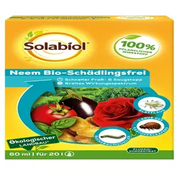 Solabiol Schädlingsfrei Neem Bio 60ml auch für den ökologischen Landbau