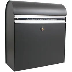 ALLUX KS200 Briefkasten - Anthrazit, Briefeinwurf in Aluminium