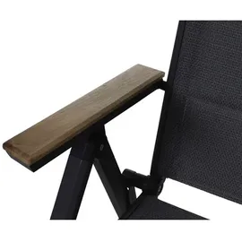 Siena Garden Tesoro Klappsessel 59 x 68 x 110 cm grau