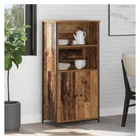 vidaXL Highboard Altholz 62 x 36 x 121,5 cm Holzwerkstoff