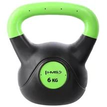 HMS Kettlebell Kugelhantel 6 kg grün / schwarz