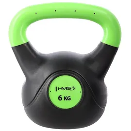 HMS Kettlebell Kugelhantel 6 kg grün / schwarz