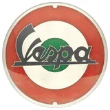 Nostalgic Art Nostalgic-Art Retro Blechschild, 35 cm, Vespa – Logo Italian – Geschenk-Idee für drinnen Stahl Mehrfarbig