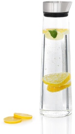 Blomus ACQUA Wasserkaraffe Glas , Stilvolle und praktische Möglichkeit Wasser zu servieren, Volumen: 1,5 Liter