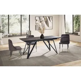 FineBuy 180 x 76 x 90 cm schwarz