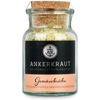 Ankerkraut Gemüsebrühe, ohne Geschmacksverstärker, ohne Zucker, 90g im Korkenglas, Mischung würzender Zutaten für Brühe