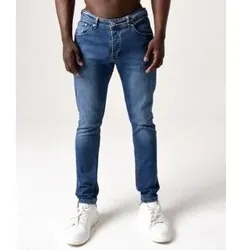 True Rise  Slim Fit Jeans Klassische Hosen Slim Einfarbige DC  in Blau, US 38 / 34