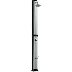 TECTAKE Solardusche Orinoco 38lschwarz/silber