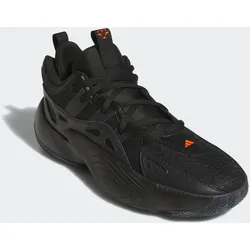 Basketballschuh ADIDAS PERFORMANCE "TRAE UNLIMITED", Gr. 44, schwarz (core schwarz, carbon, solar rot), Textil, Synthetik, sportlich, Schuhe