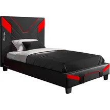 X Rocker Cerberus 90 x 190 cm Carbon/Rot