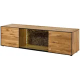MASSIVMOEBEL24.DE Starnberg Lowboard 200x53x55 cm Natur Geölt Beige Massivholz