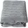 Homescapes Strickdecke 150 x 200 cm Grau/Silber