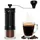 euqvunn Kaffeemühle Manuell Keramisches Mahlwerk Schwarz