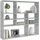vidaXL Wandregal 90 x 16 x 78 cm Grau